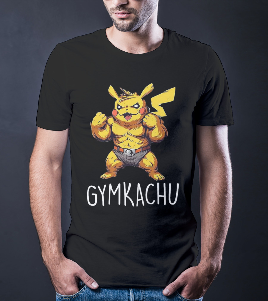 Gymkachu Buff Pikachu T-Shirt