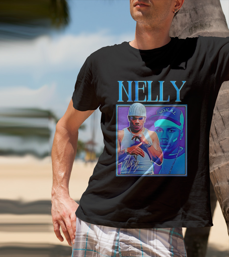 Nelly Vokal Hat And Iconic Signature T-Shirt