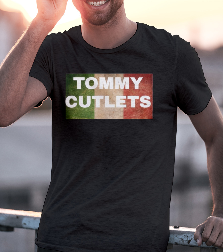 Tommy Cutlets Italian Flag Tommy Devito T-Shirt