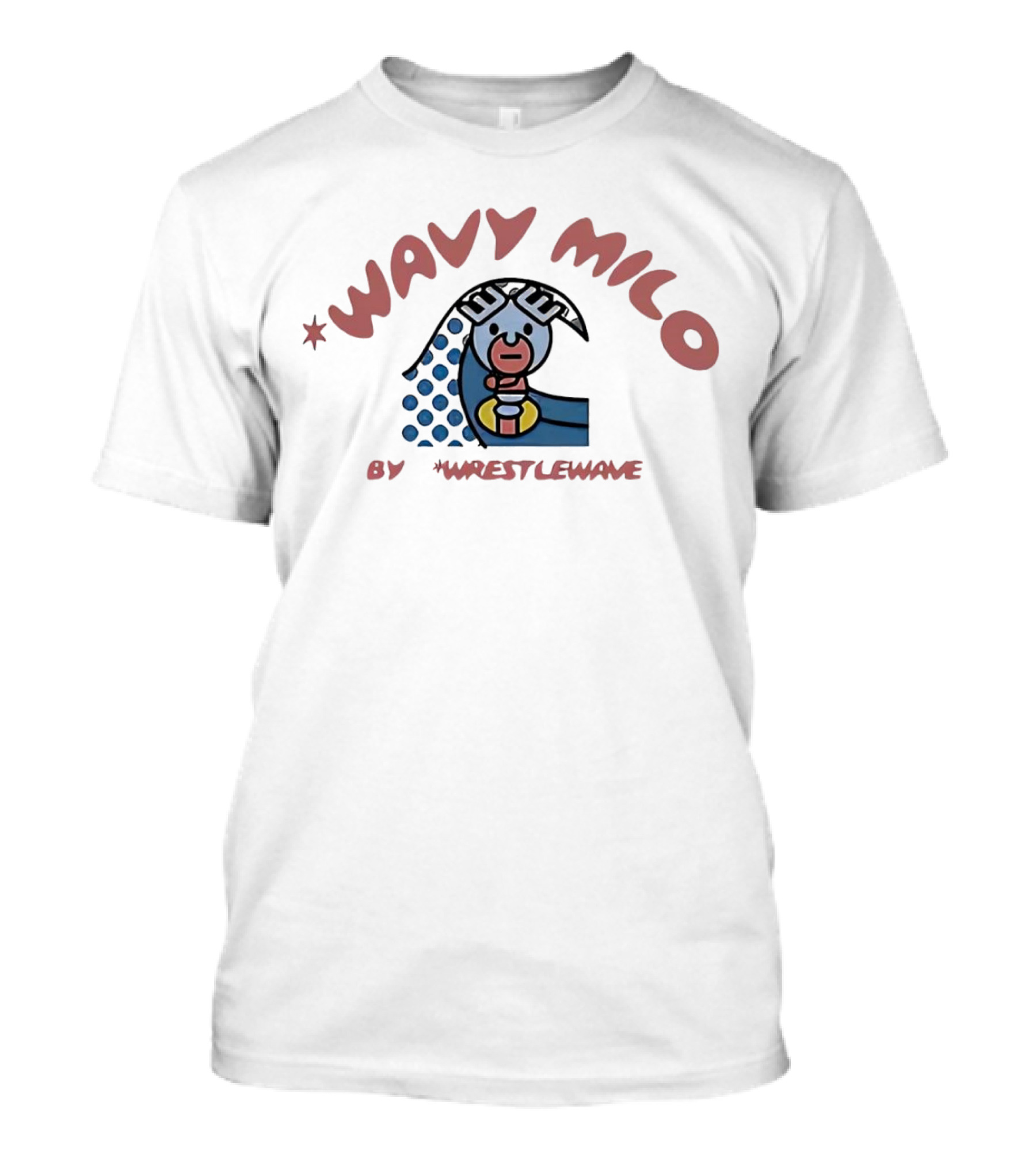 Wavy Milo By Wrestlewave Retro Cartoon T-Shirt