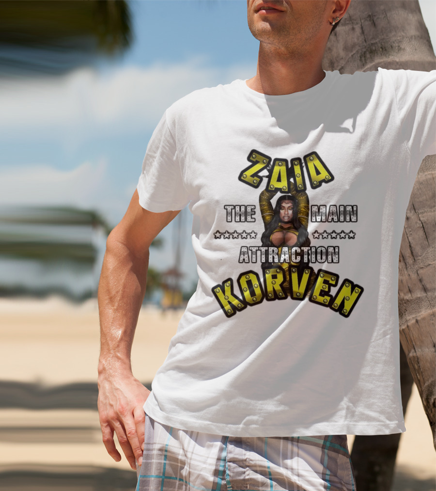 Zaia Korven The Main Attraction Stars T-Shirt