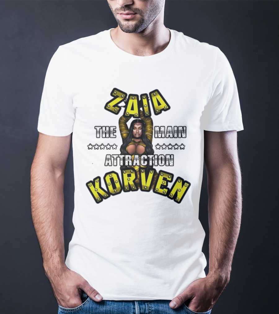 Zaia Korven The Main Attraction Stars T-Shirt