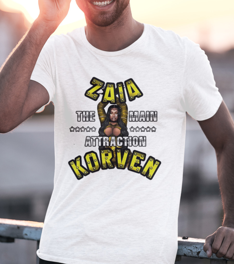 Zaia Korven The Main Attraction Stars T-Shirt