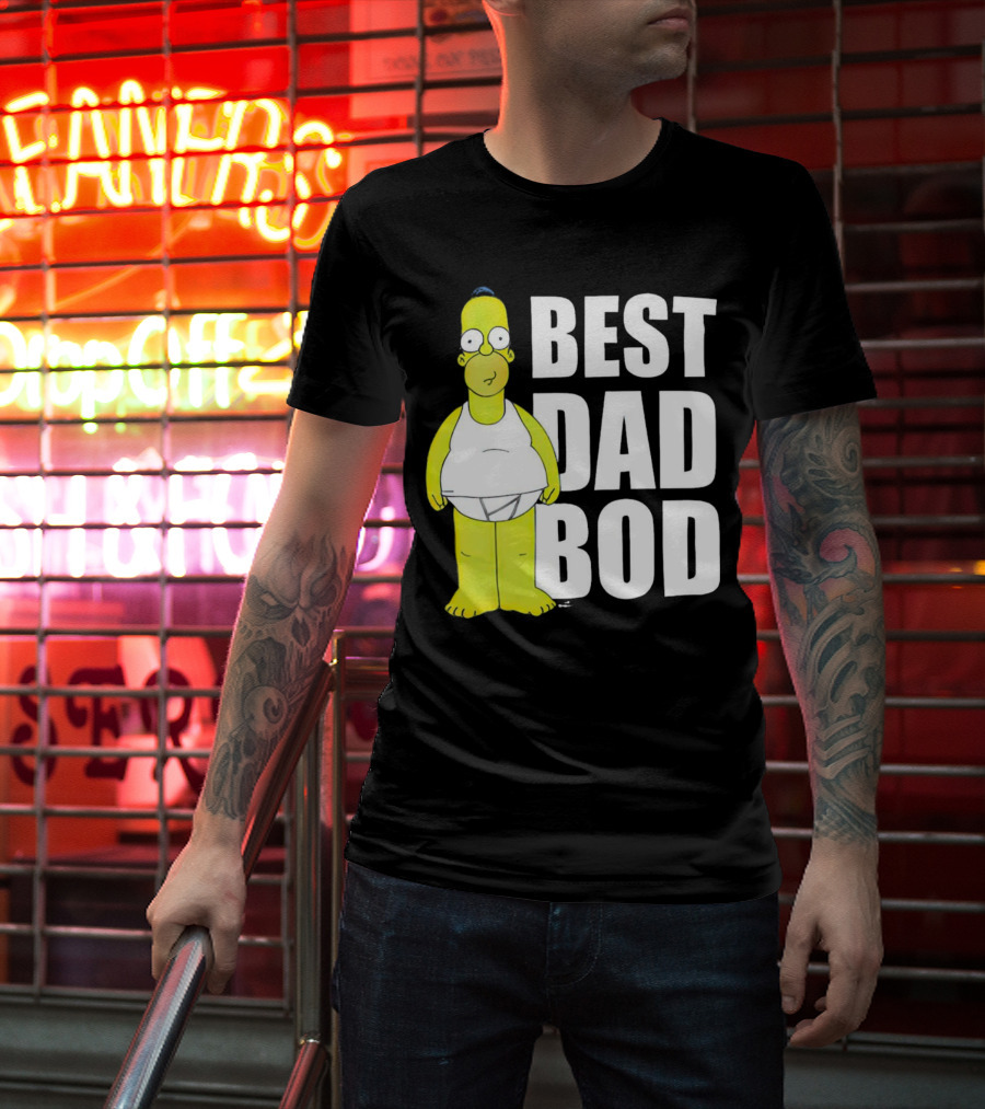 Homer Simpson Best Dad Bod The Simpsons T-Shirt