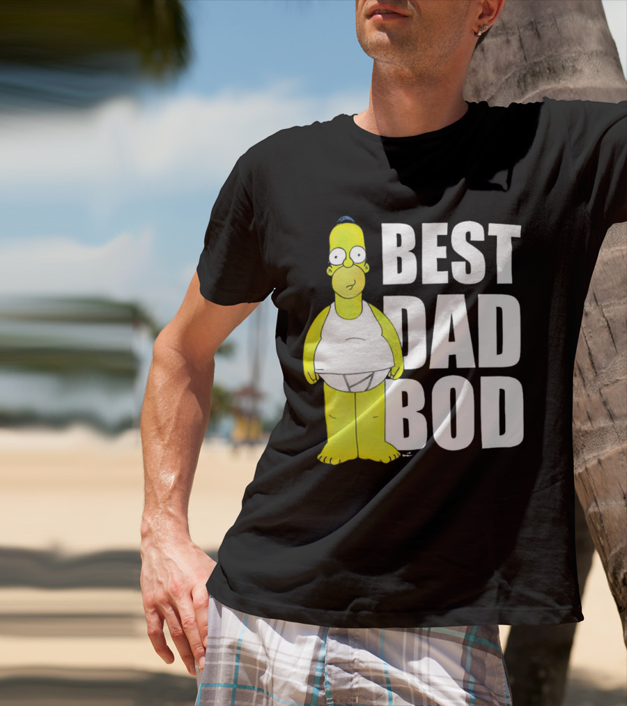 Homer Simpson Best Dad Bod The Simpsons T-Shirt