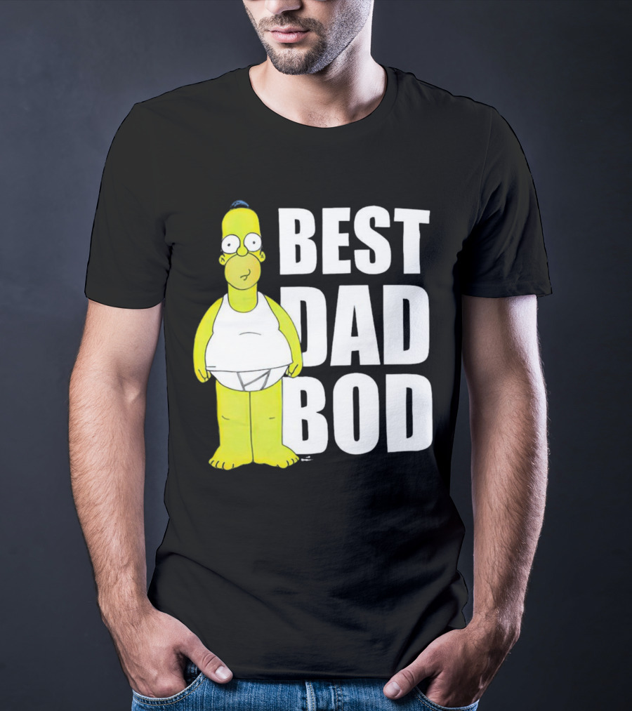Homer Simpson Best Dad Bod The Simpsons T-Shirt