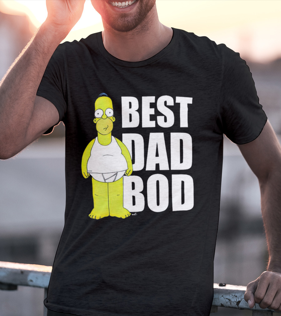 Homer Simpson Best Dad Bod The Simpsons T-Shirt