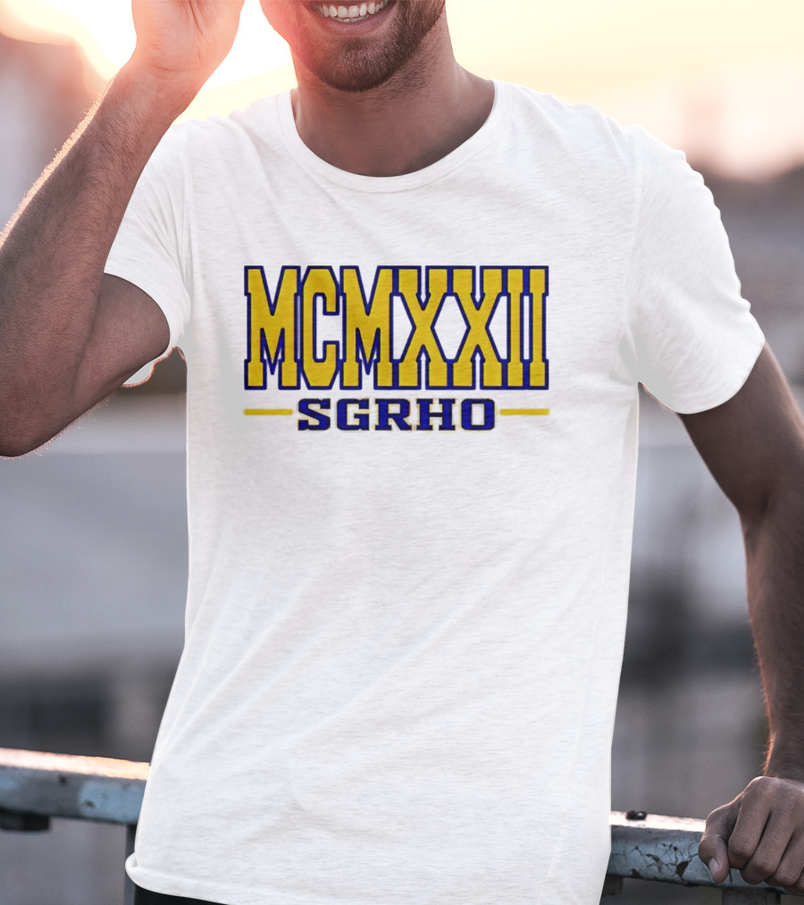 MCMXXII SGRHO Sigma Gamma Rho Sorority Founding Year T-Shirt