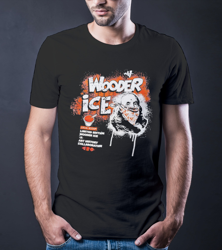 Wooder Ice Local Scoop Art History Collaboration T-Shirt