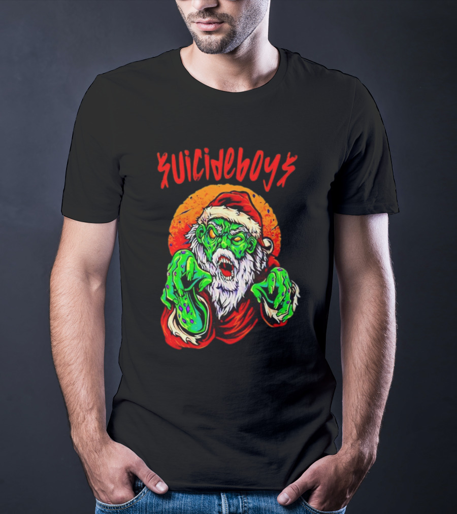 Suicideboys Zombie Santa Christmas Horror T-Shirt