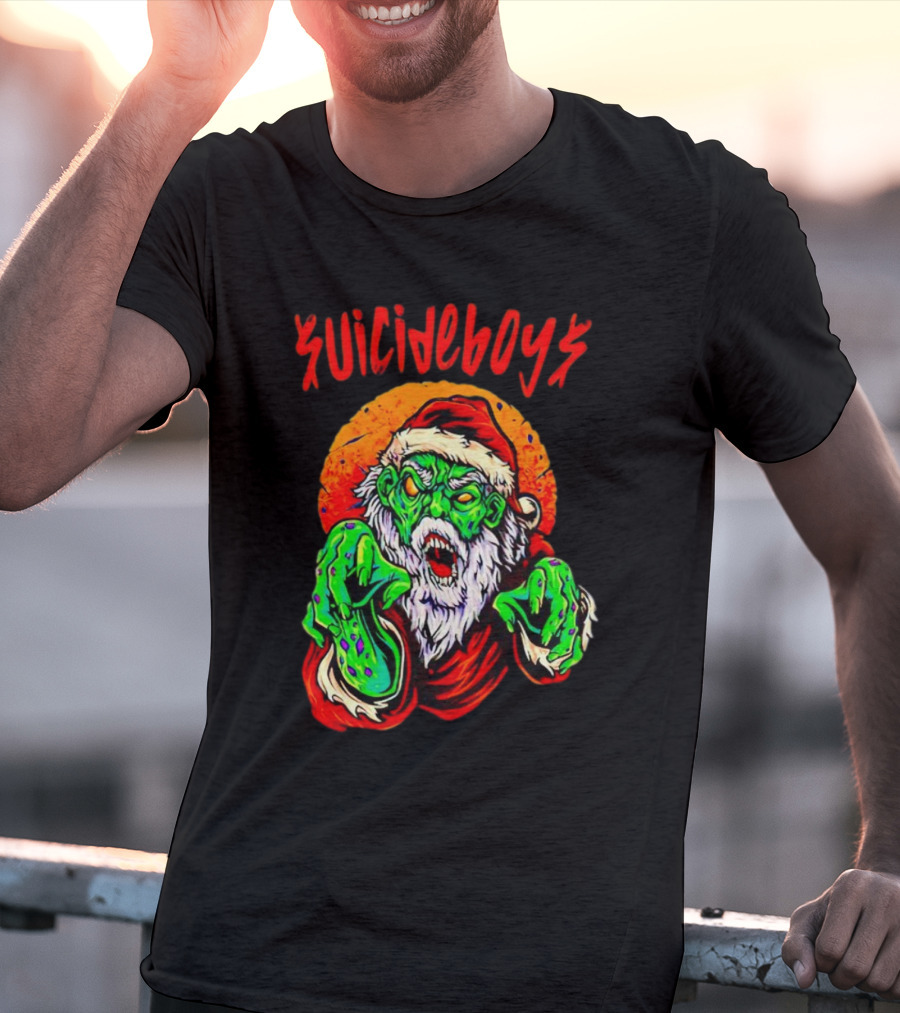 Suicideboys Zombie Santa Christmas Horror T-Shirt