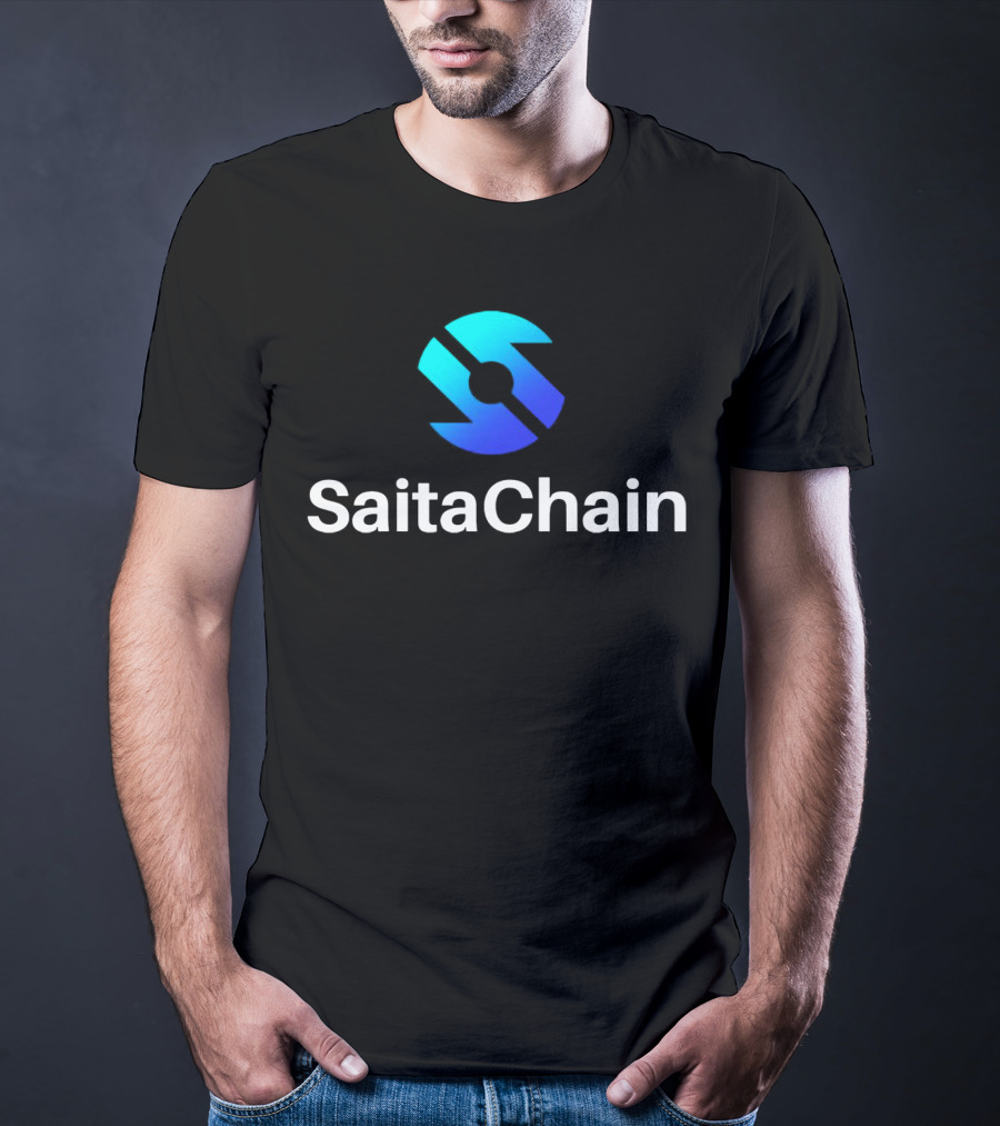 SaitaChain Logo Blue Gradient T-Shirt