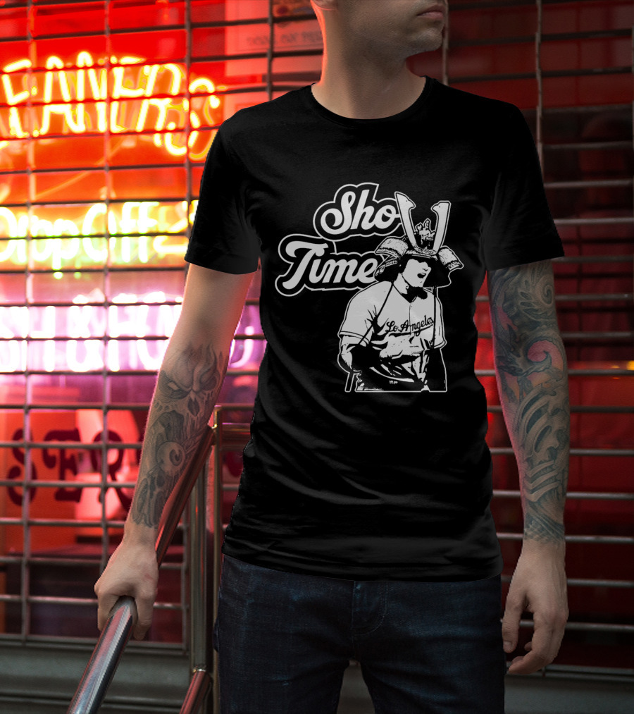 Sho Time Samurai Shohei Ohtani Los Angeles Baseball T-Shirt