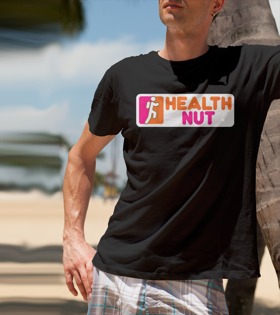 Health Nut Dunkin’ Donuts Logo Mashup T-Shirt