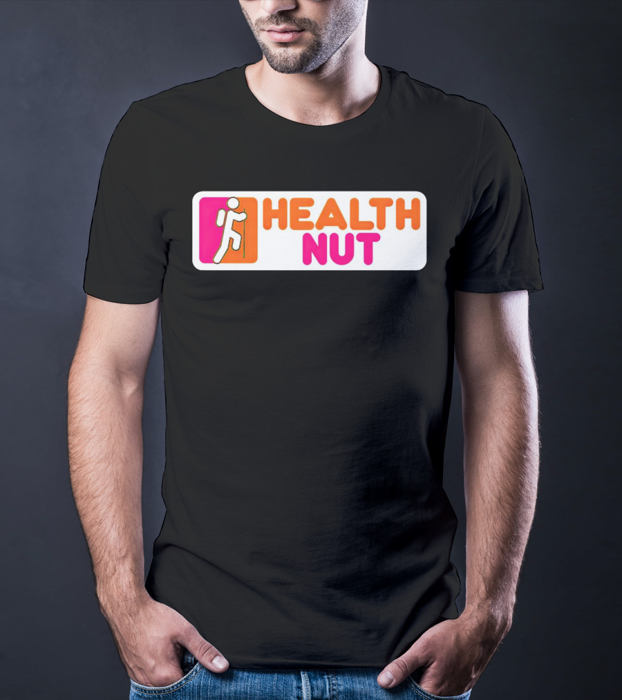 Health Nut Dunkin’ Donuts Logo Mashup T-Shirt