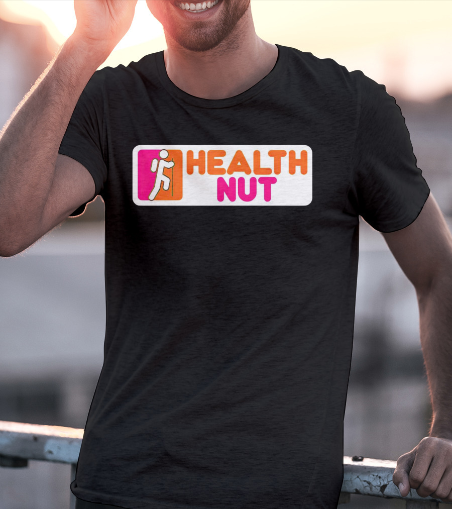 Health Nut Dunkin’ Donuts Logo Mashup T-Shirt