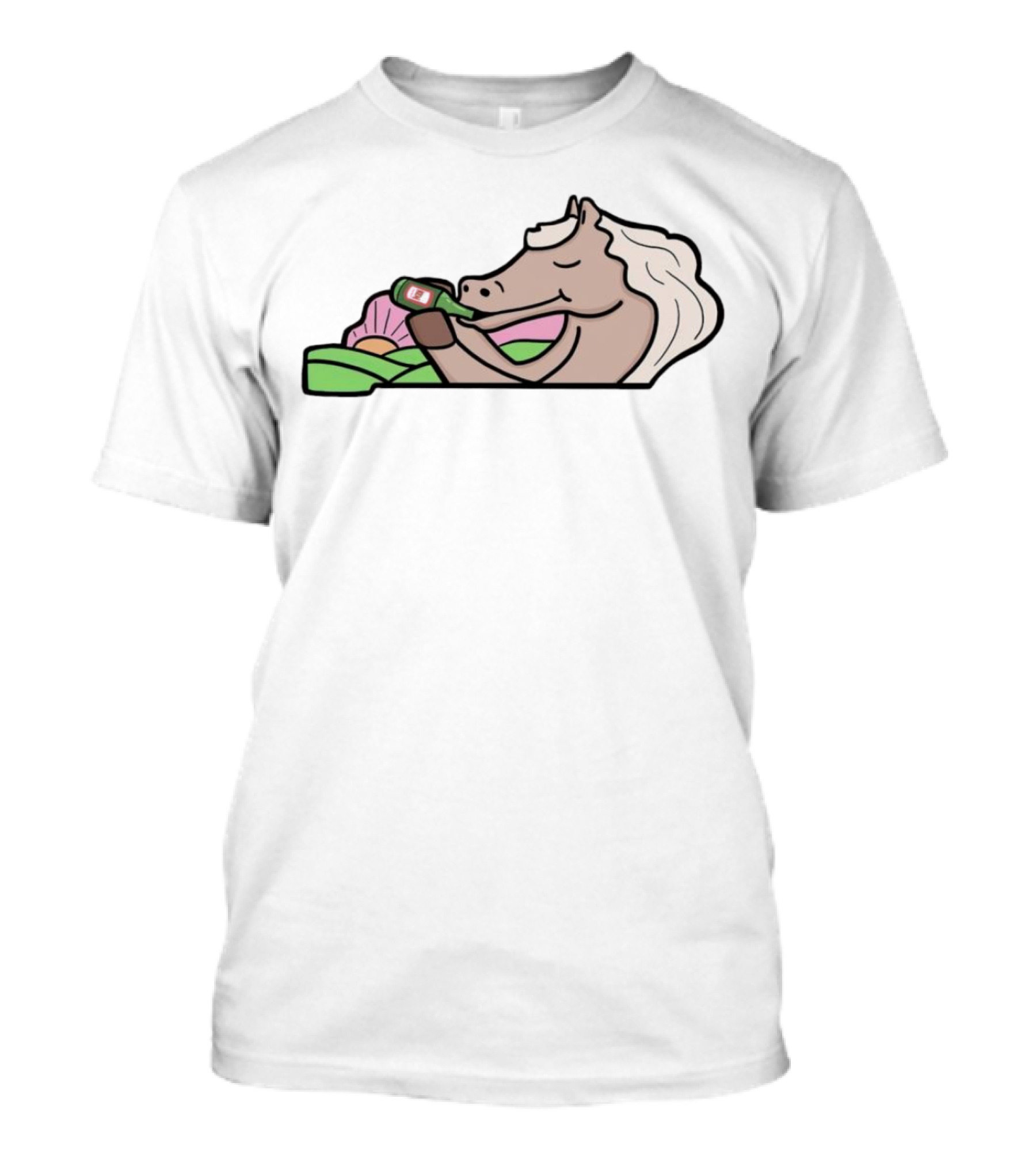Horse Drinking Kentucky Beverage T-Shirt