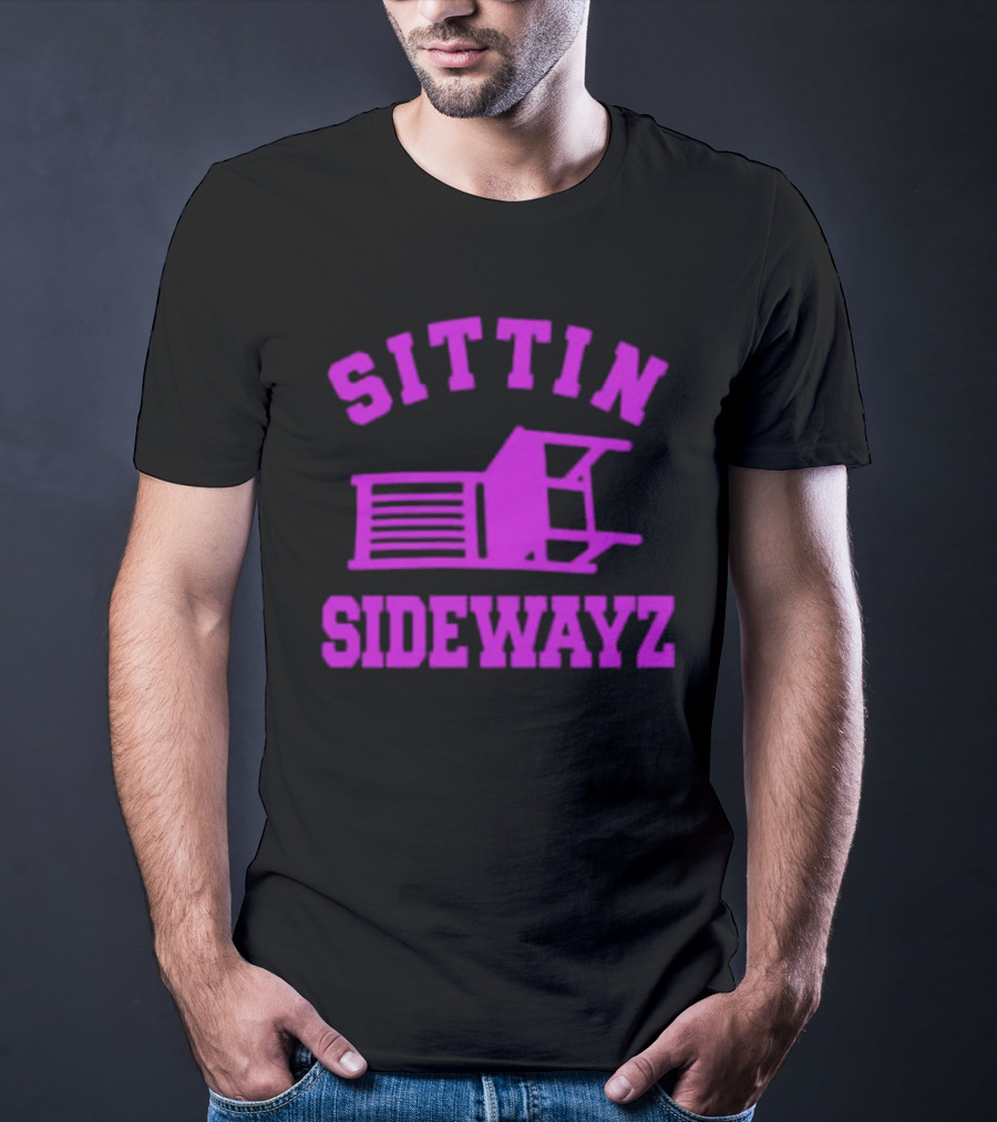 Sittin’ Sidewayz Purple Chair T-Shirt
