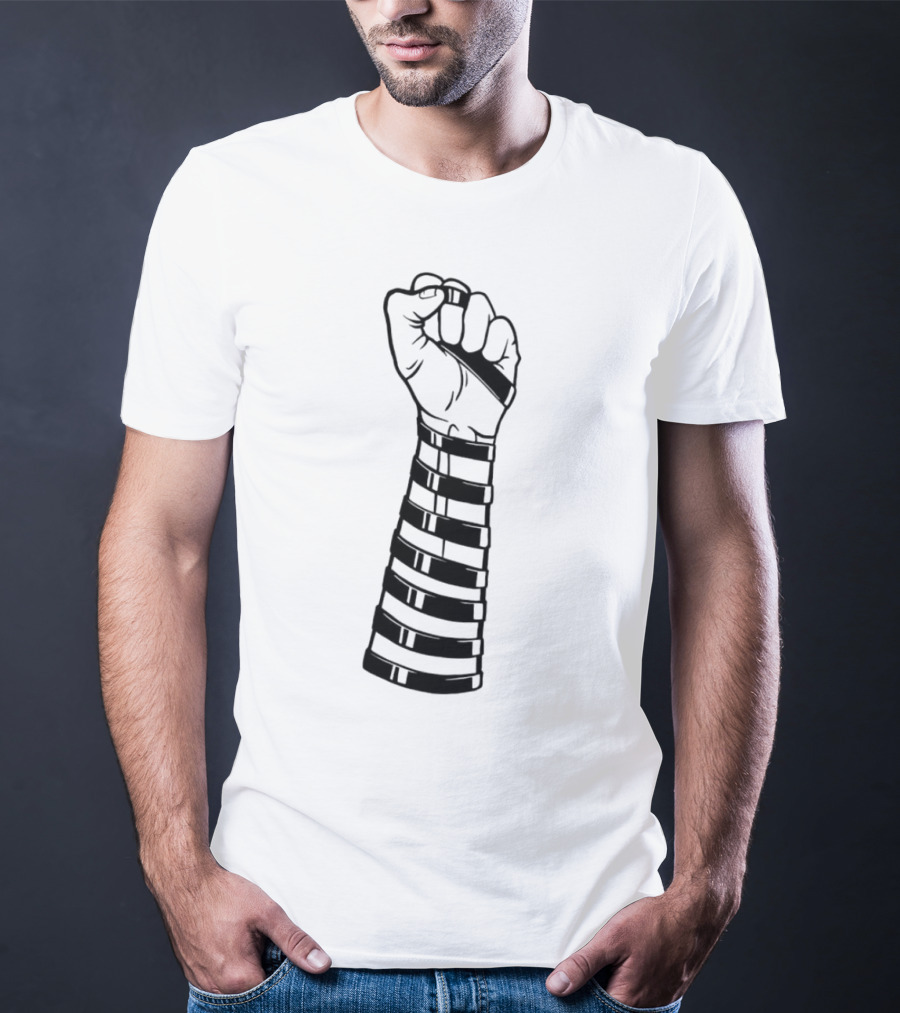 Strapped Fist With Black Bands Iconic T-Shirt