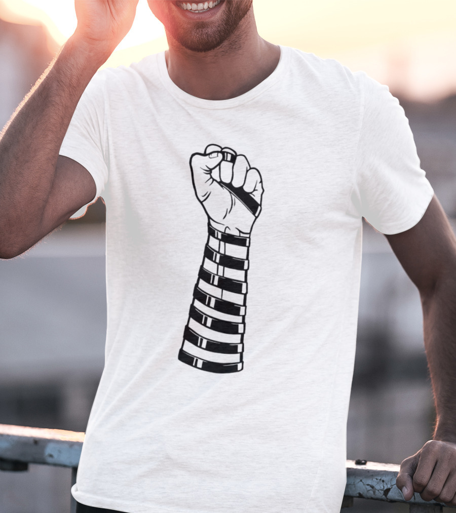 Strapped Fist With Black Bands Iconic T-Shirt