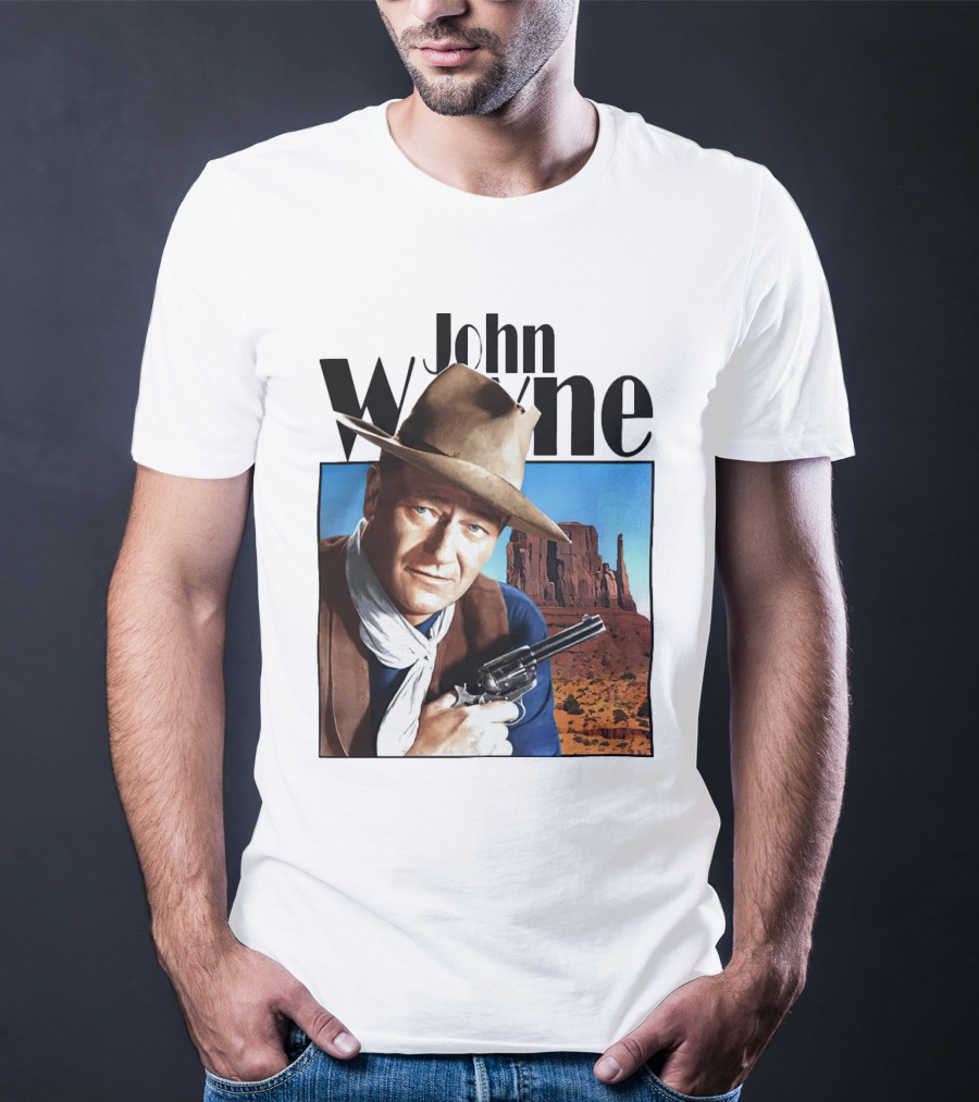 John Wayne Cowboy Western Movie Legend T-Shirt