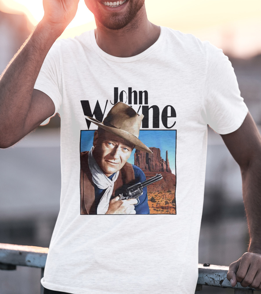 John Wayne Cowboy Western Movie Legend T-Shirt