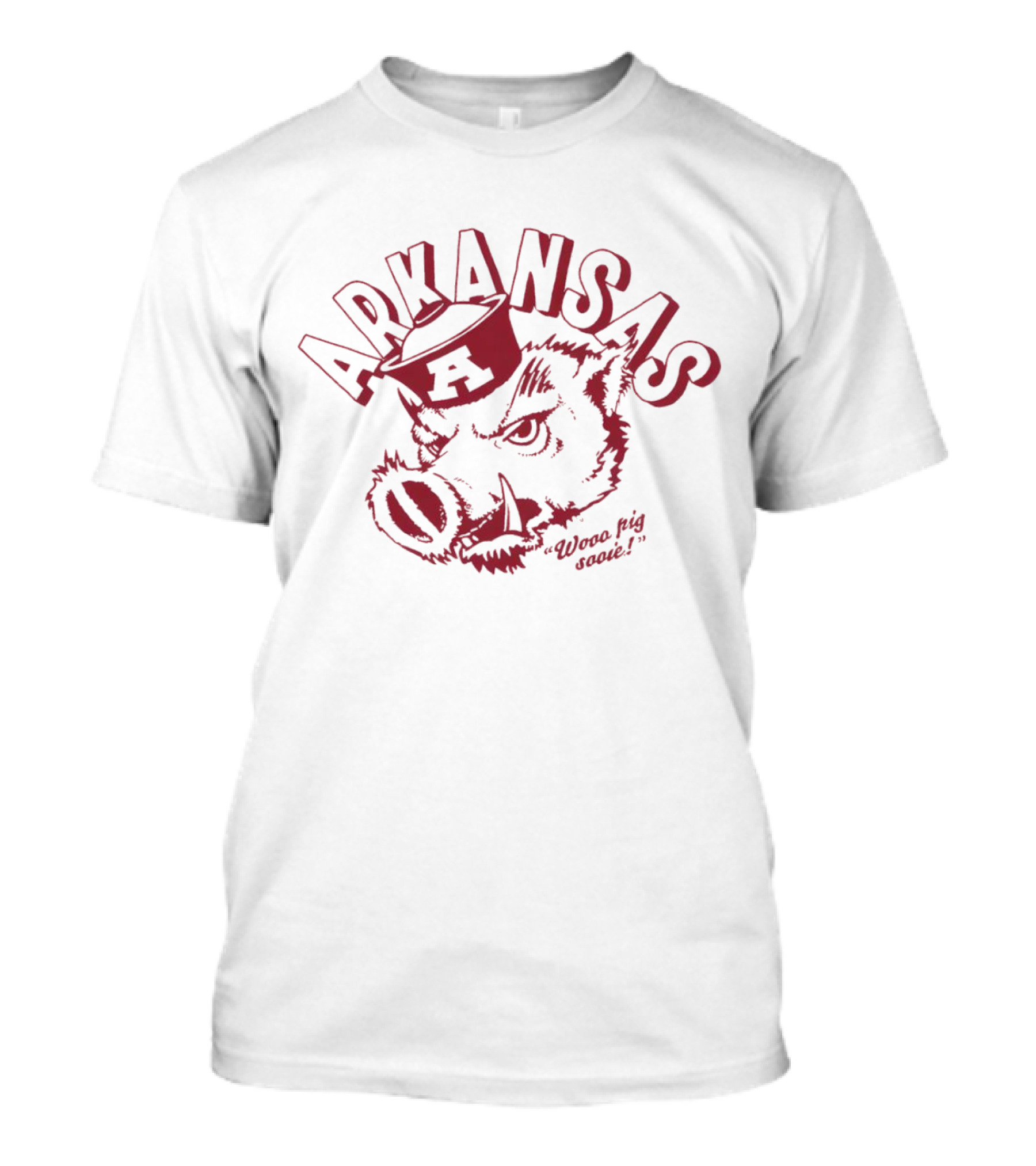 Arkansas Razorbacks Wooo Pig Sooie Vintage Retro A T-Shirt