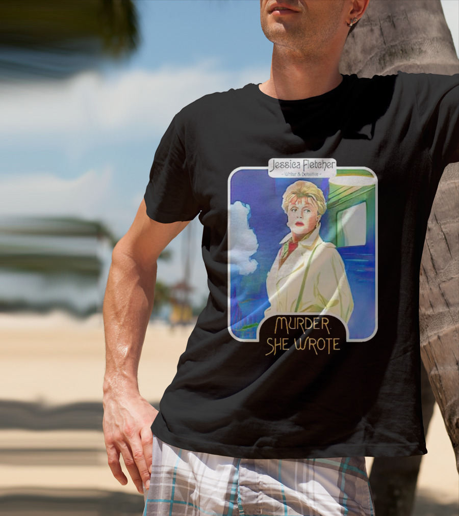 Jessica Fletcher Writer Detective Murder She Wrote T-Shirt
