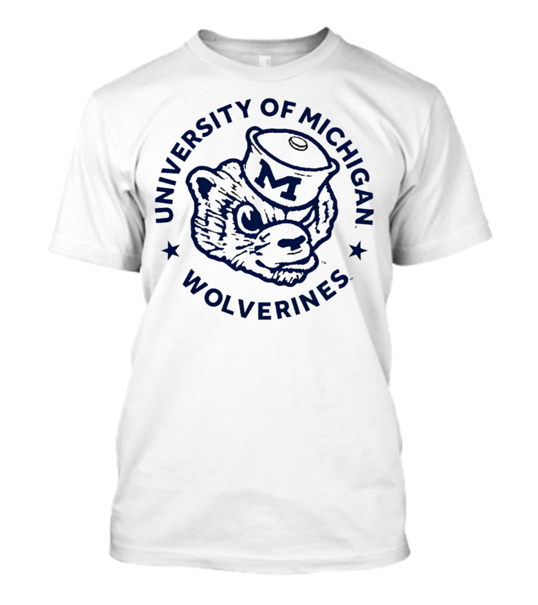 University Of Michigan Wolverines Mascot M Hat T-Shirt