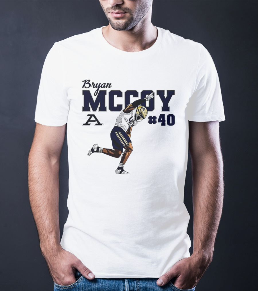 Bryan McCoy Akron Zips #40 NCAA Football T-Shirt
