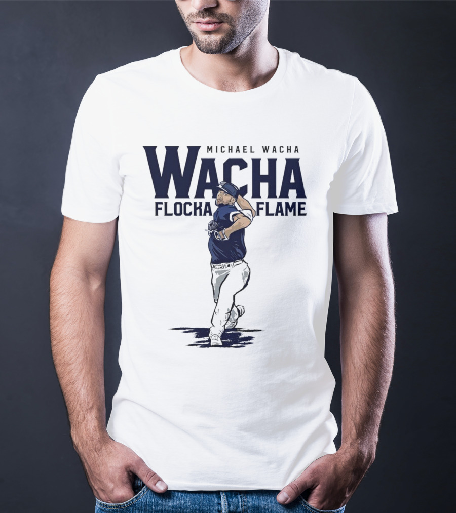 Michael Wacha Flocka Flame Pitching Baseball Kansas City Royals T-Shirt