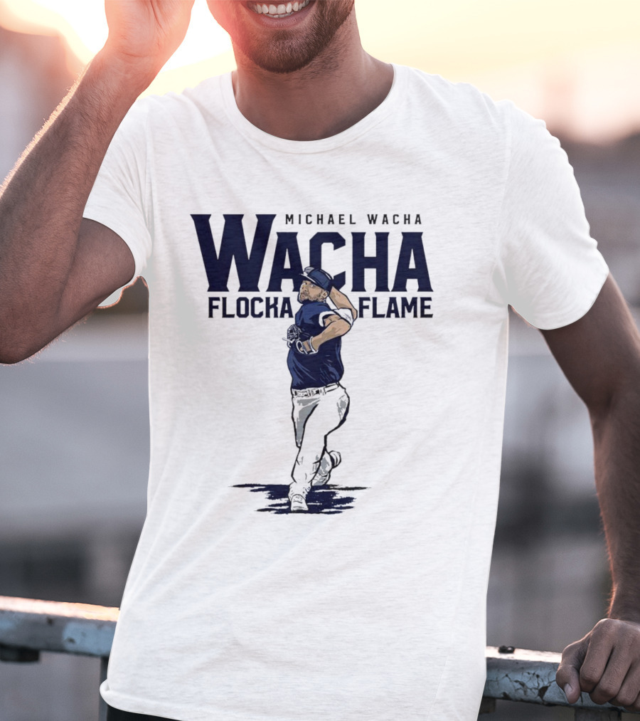 Michael Wacha Flocka Flame Pitching Baseball Kansas City Royals T-Shirt