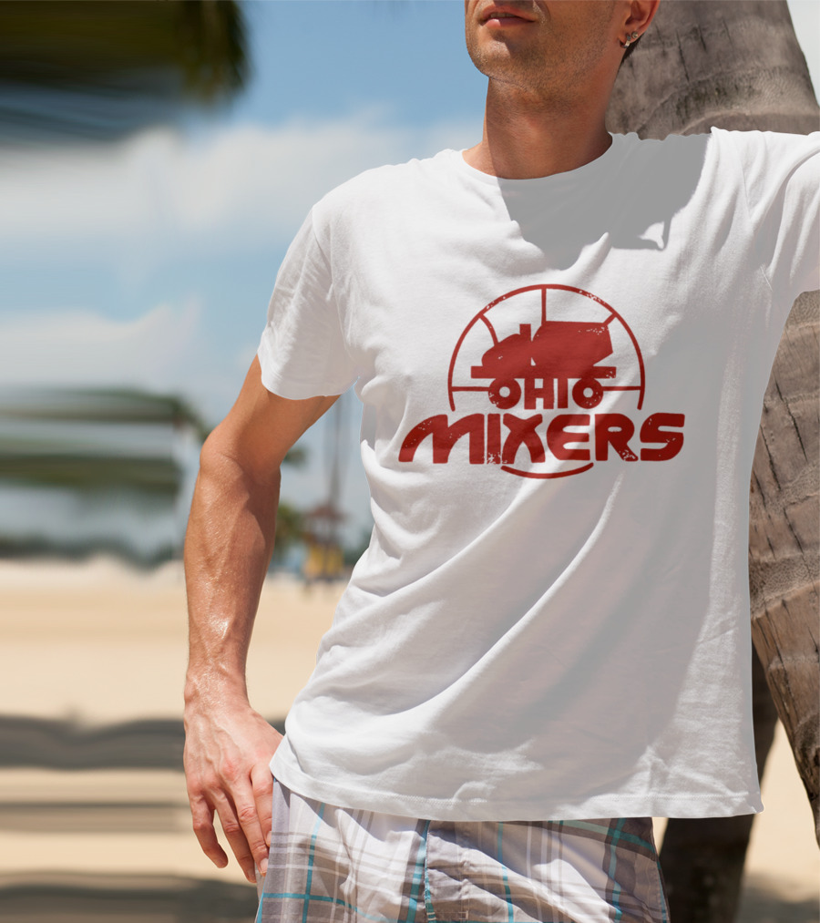 Ohio Mixers Basketball Concrete Truck T-Shirt