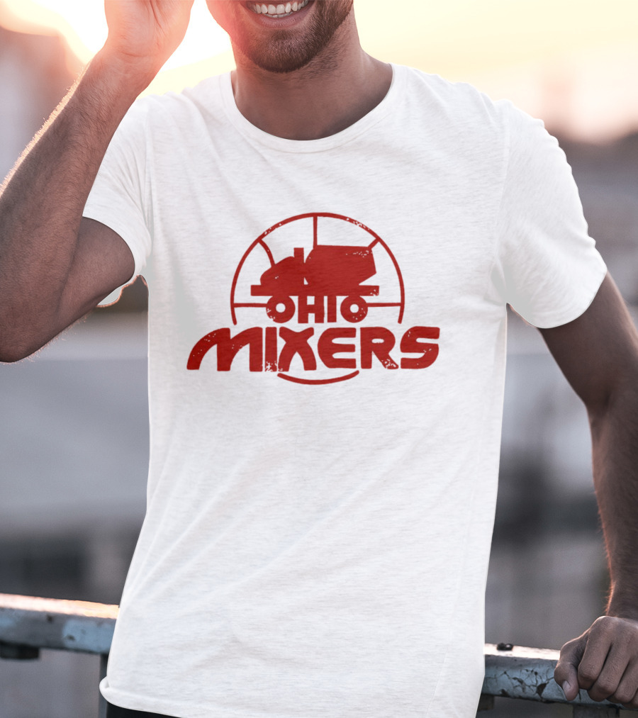 Ohio Mixers Basketball Concrete Truck T-Shirt