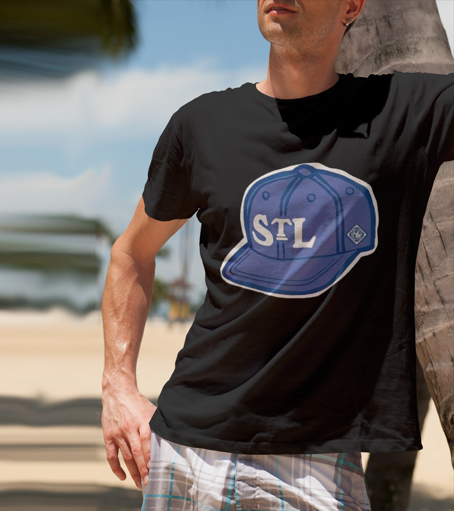 St. Louis Stars STL Negro Leagues Baseball Cap Insignia T-Shirt