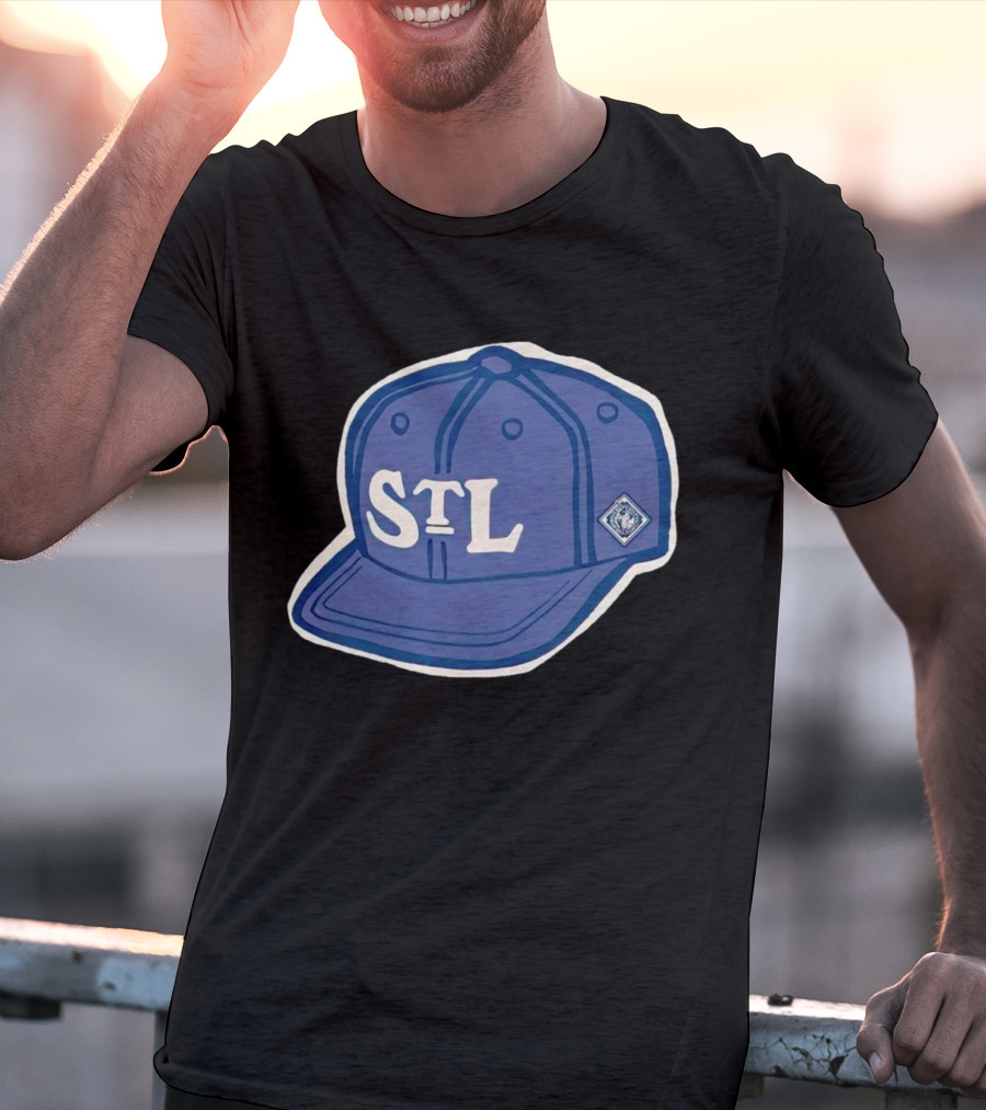 St. Louis Stars STL Negro Leagues Baseball Cap Insignia T-Shirt