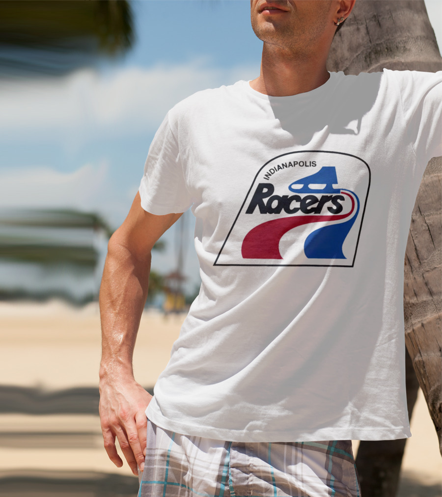 Indianapolis Racers Logo World Hockey Association T-Shirt