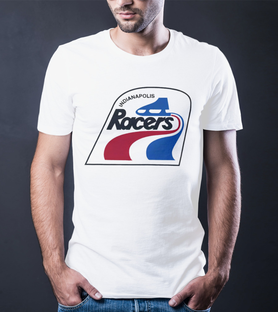Indianapolis Racers Logo World Hockey Association T-Shirt