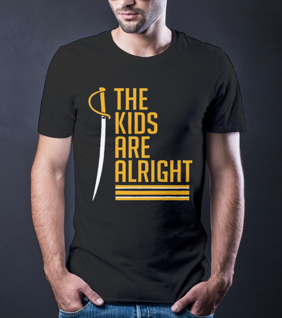 The Kids Are Alright Buffalo Sabres Sword And Stripe T-Shirt