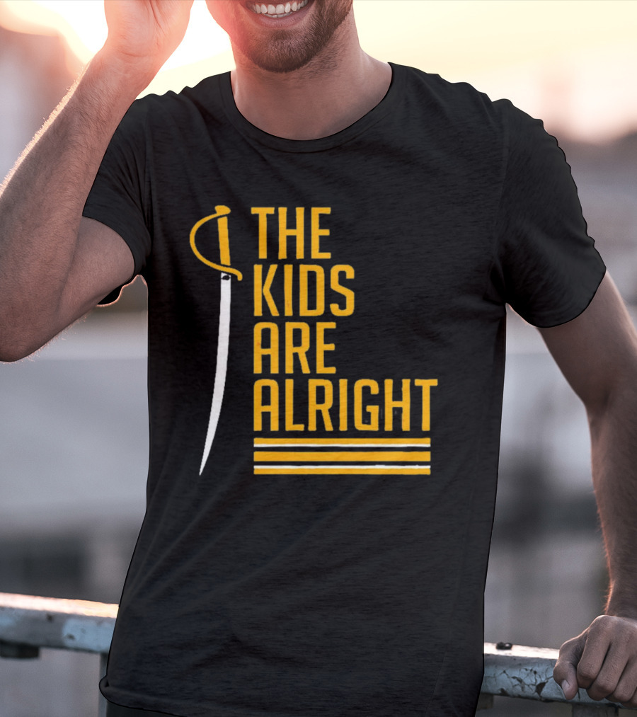 The Kids Are Alright Buffalo Sabres Sword And Stripe T-Shirt