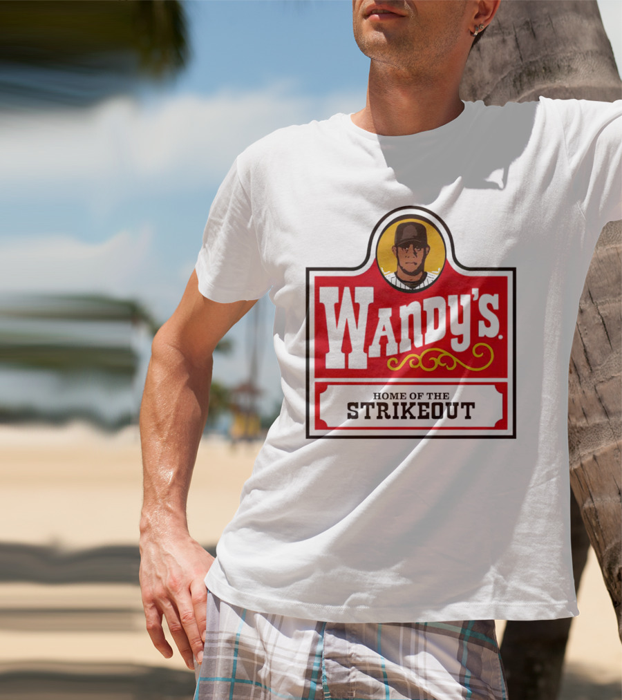 Wandy’s Home Of The Strikeout New York Baseball Classic Pitcher T-Shirt