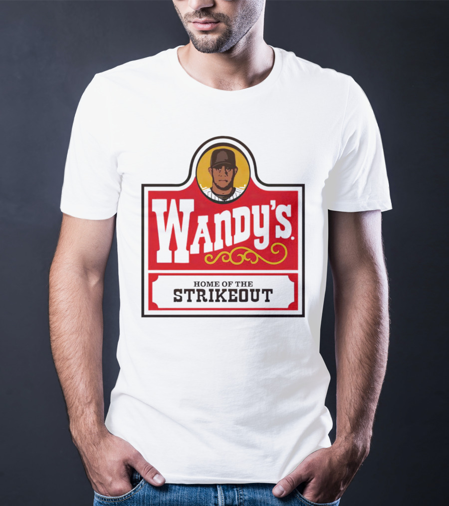 Wandy’s Home Of The Strikeout New York Baseball Classic Pitcher T-Shirt