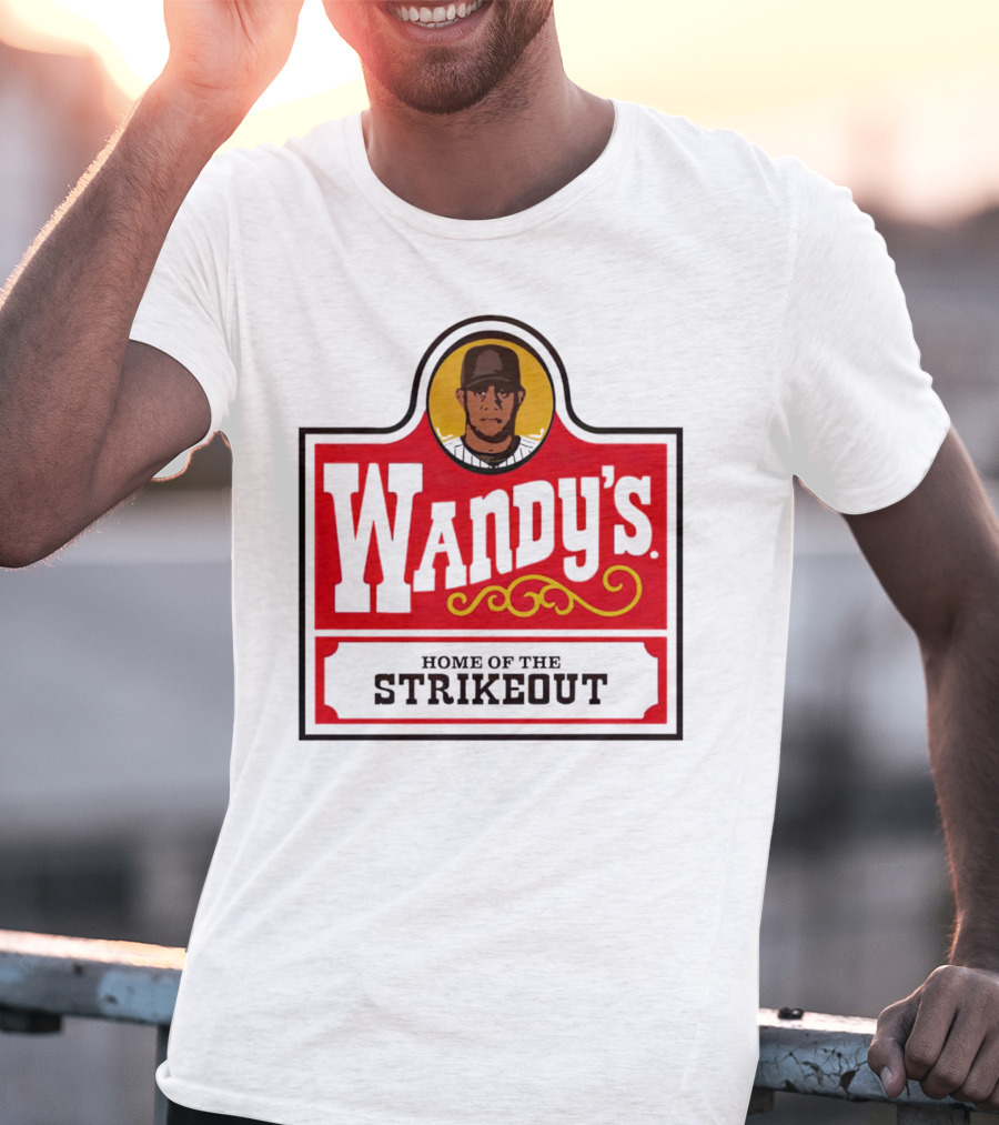 Wandy’s Home Of The Strikeout New York Baseball Classic Pitcher T-Shirt