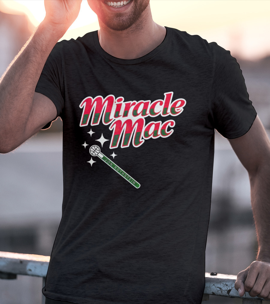 Jon Rothstein Miracle Mac Magic Basketball Stars T-Shirt