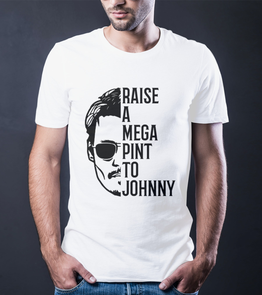 Raise A Mega Pint To Johnny T-Shirt
