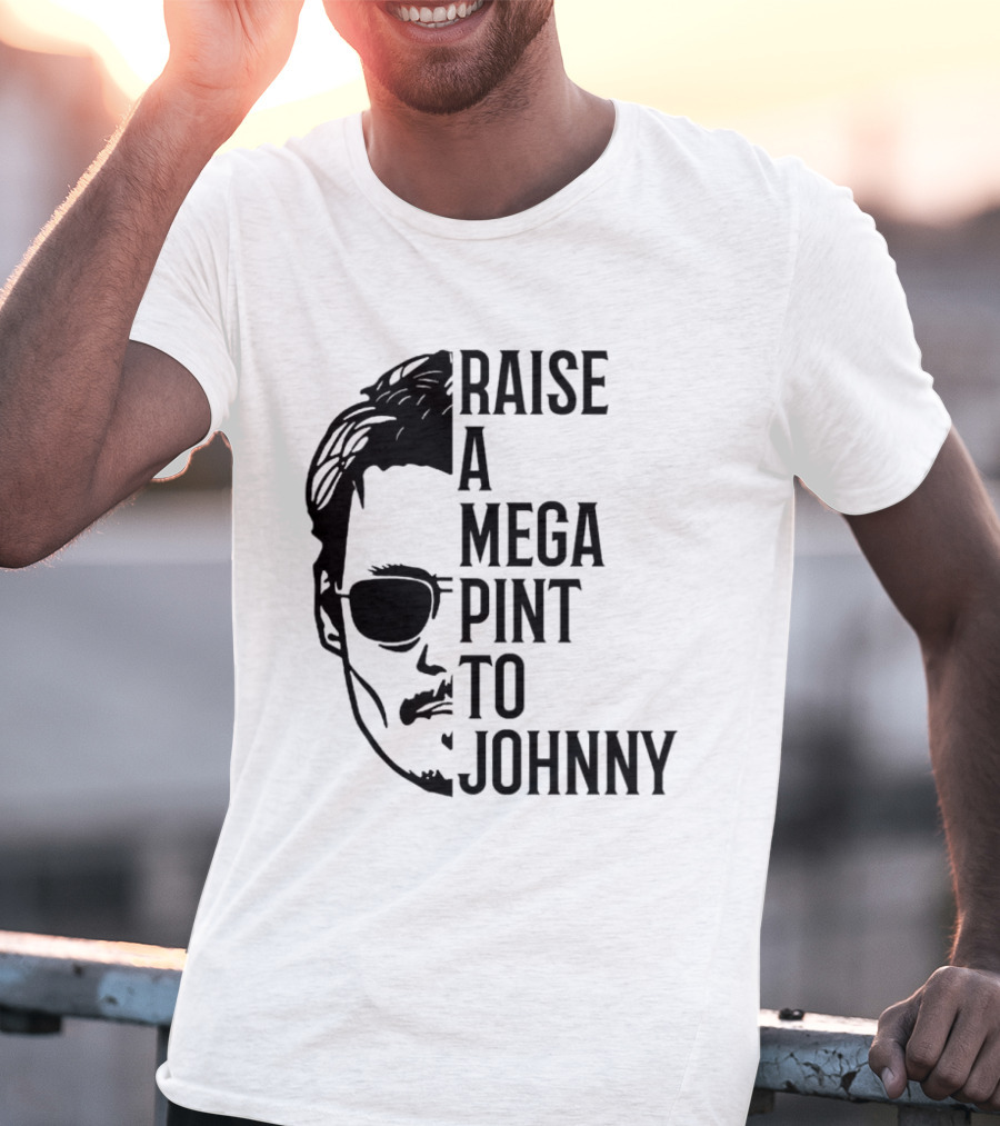 Raise A Mega Pint To Johnny T-Shirt