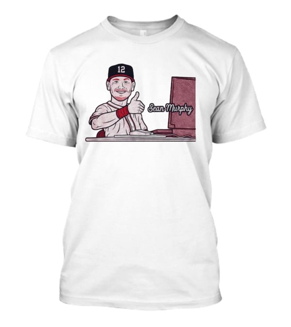 Sean Murphy Thumbs Up Baseball Player 12 Computer Desk T-Shirt