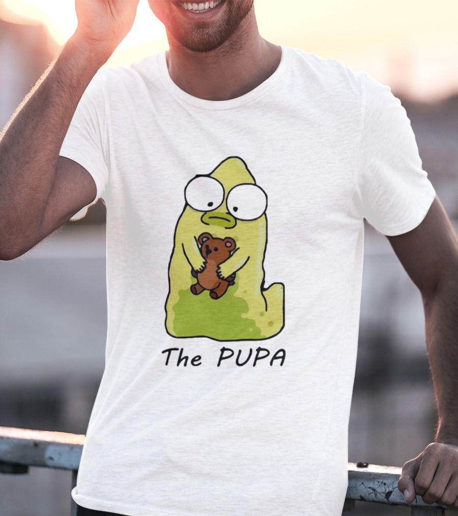 The Pupa Holding Teddy Bear Solar Opposites T-Shirt