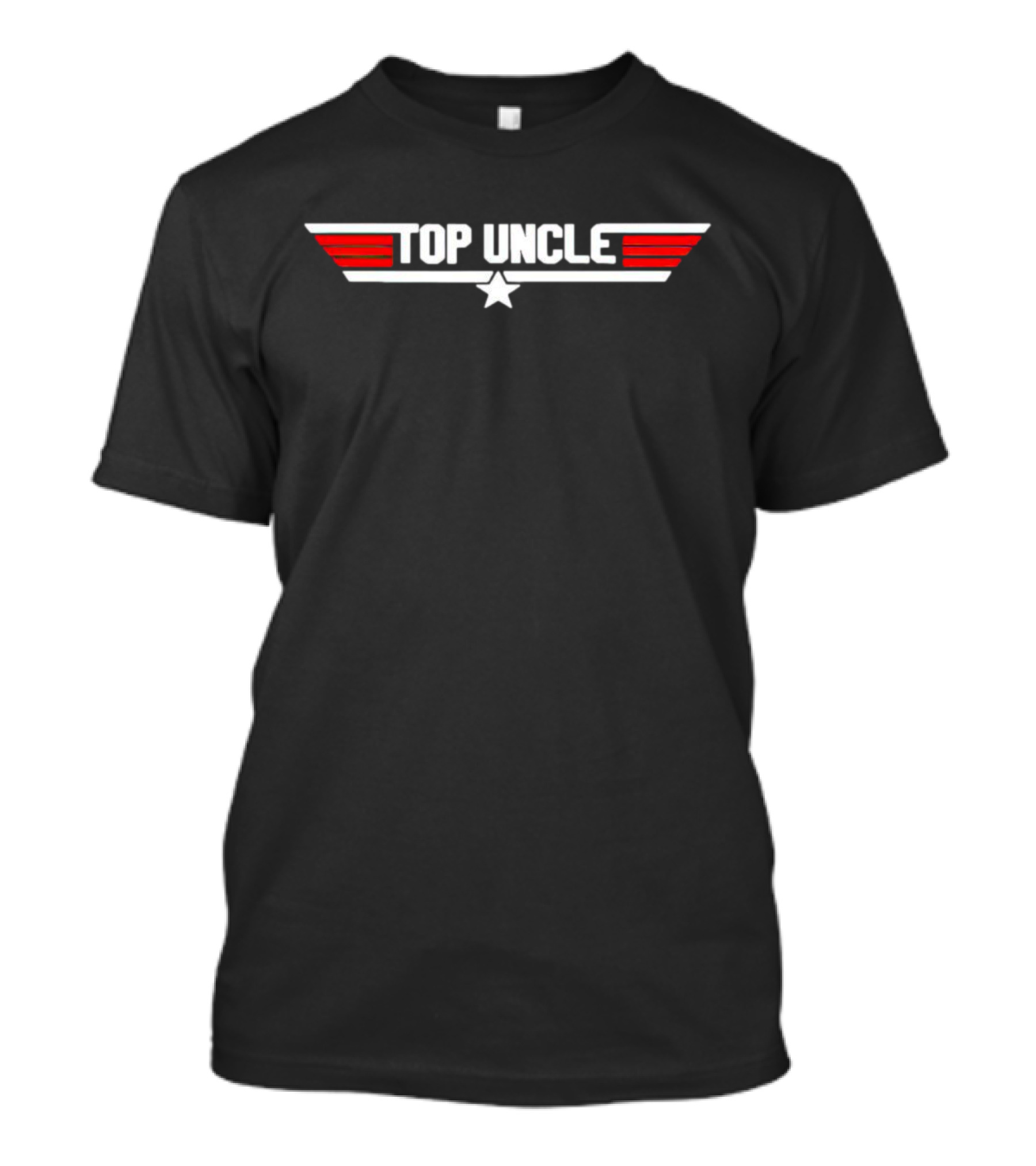 Top Uncle Winged Star Emblem T-Shirt