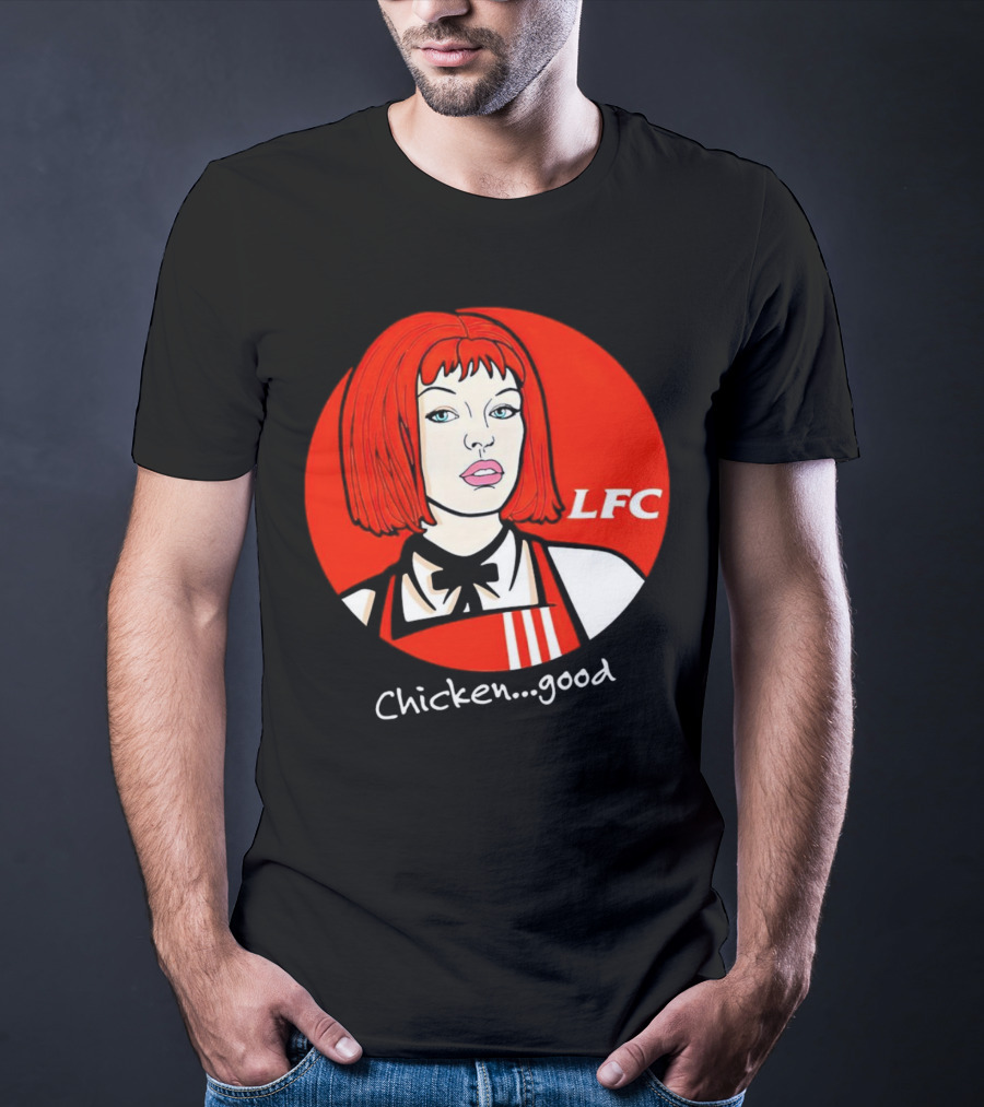 Chicken Good LFC Retro Style Redhead T-Shirt